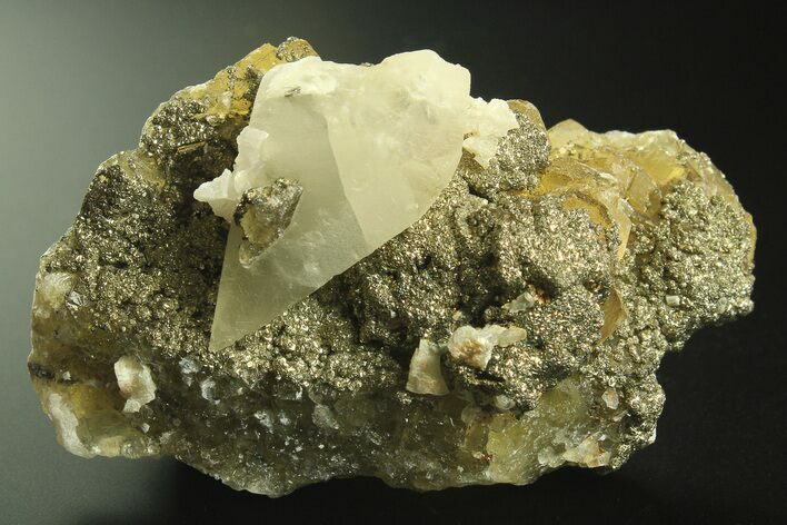 Gemmy Yellow Fluorite Cluster - Spain #297596